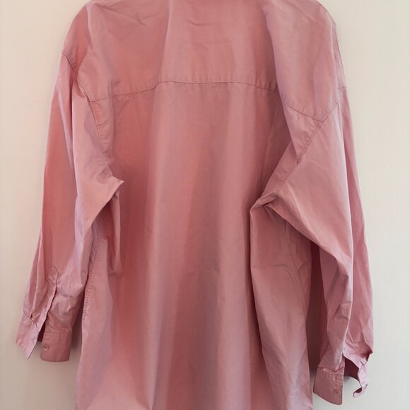 Aritzia oversized pink poplin shirt - Picture 3 of 3